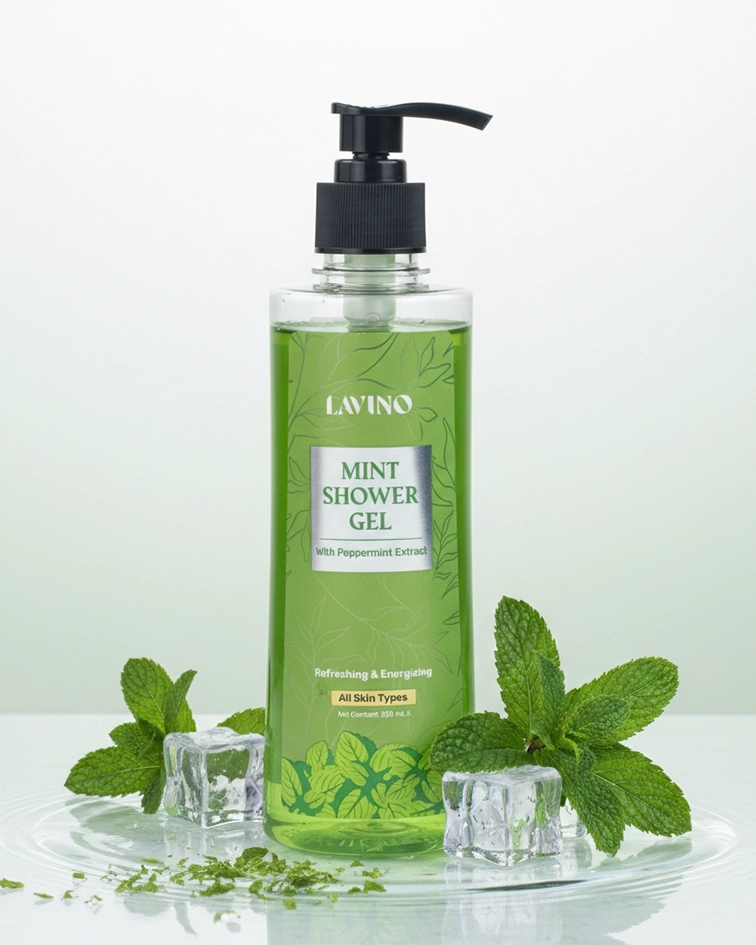 Lavino Mint Shower Gel – with Peppermint Extract (330ml)
