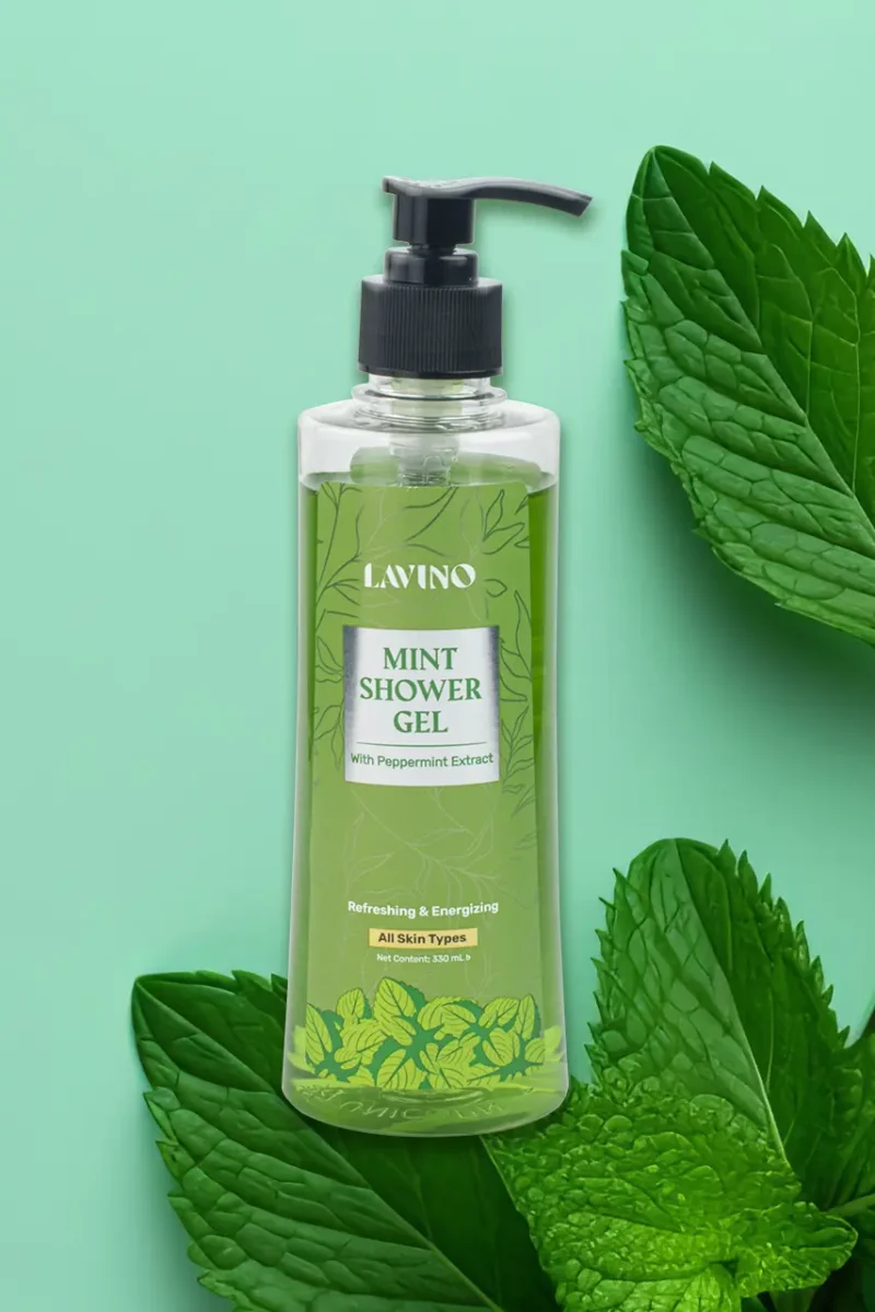 Lavino Mint Shower Gel – with Peppermint Extract (330ml)