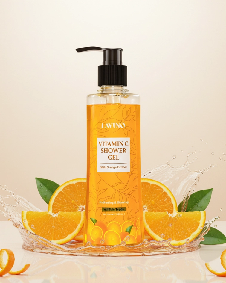 Lavino Vitamin C Shower Gel With Orange Extract 330 ml