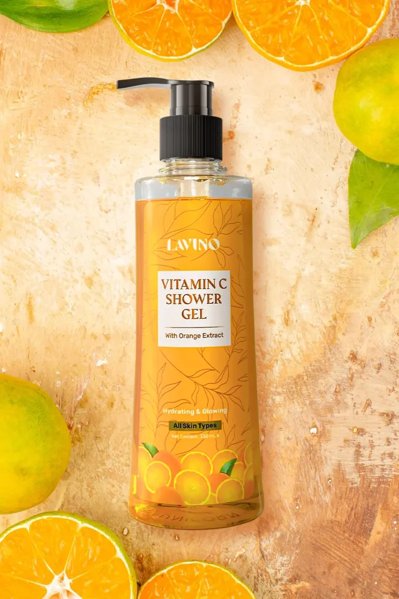Lavino Vitamin C Shower Gel With Orange Extract 330 ml