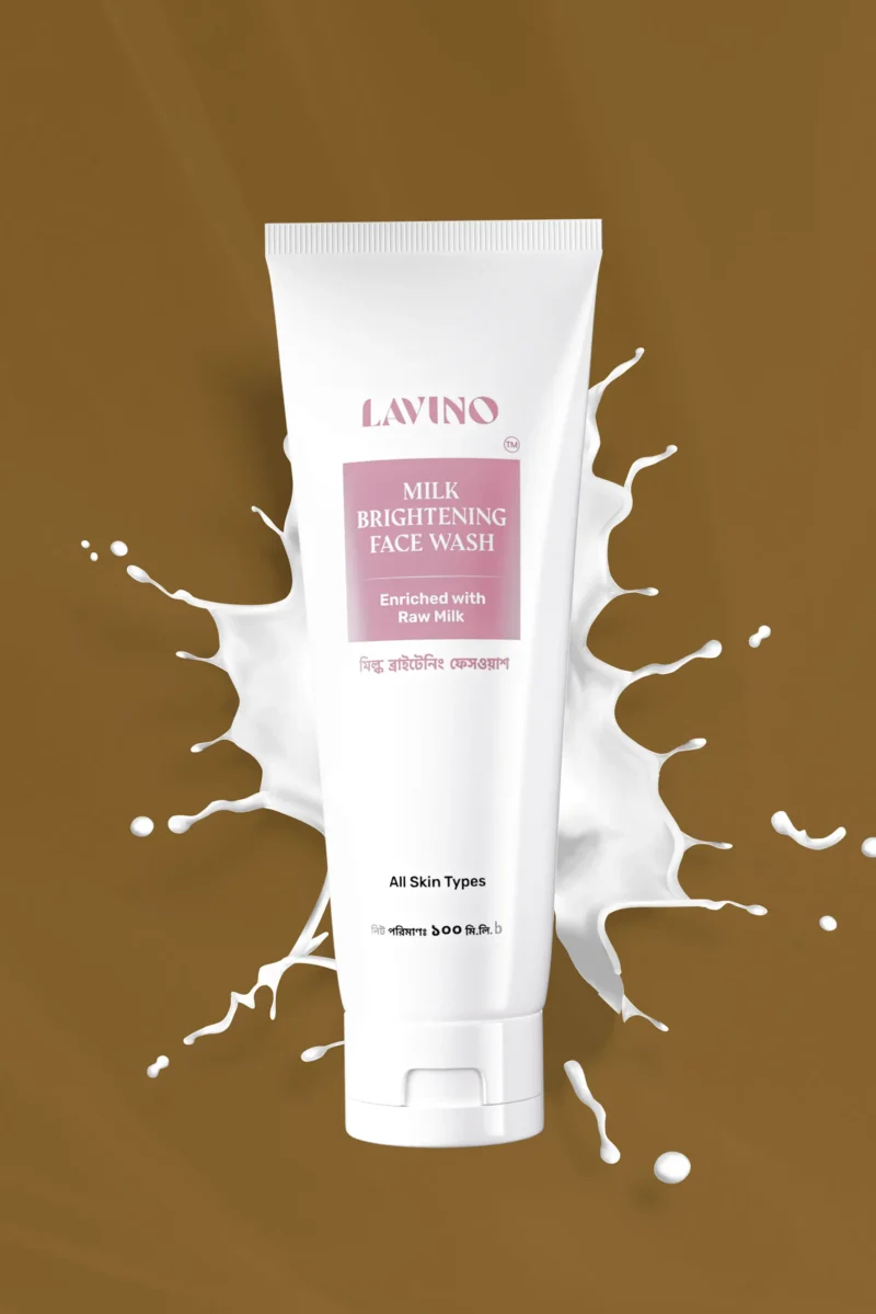 Lavino Milk Brightening Face Wash (100ml)